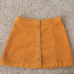 Forever 21 Mini Corduroy Skirt